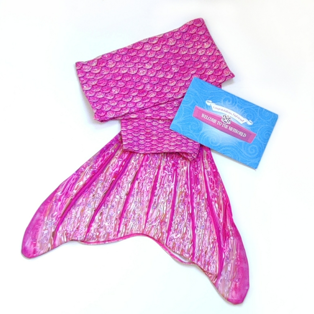 Mermaid tail, size adult small, pink mermaid costume.